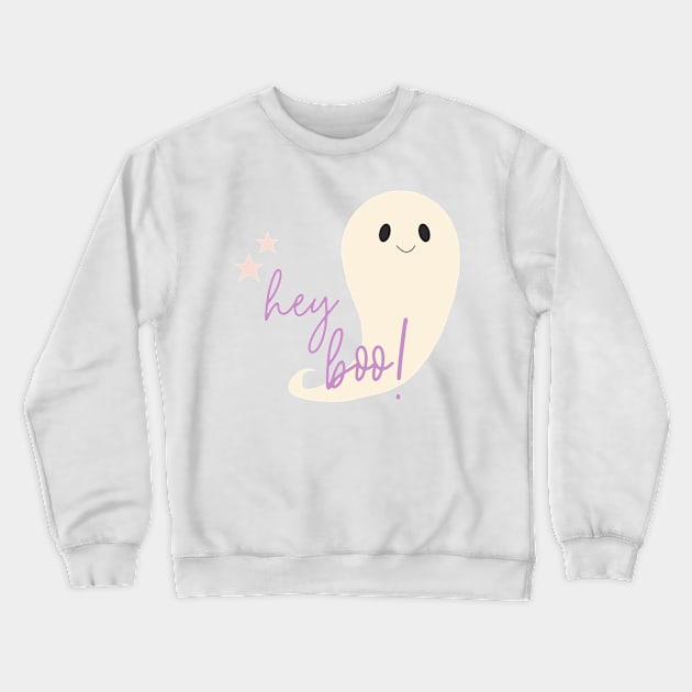 Hey Boo 2 Crewneck Sweatshirt by littlemoondance